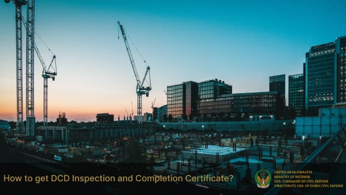 DCD Inspection and Completion Certificate
